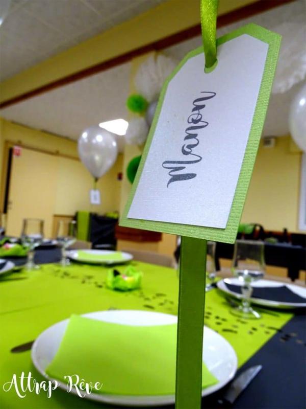 Anniversaire en gris et vert 15