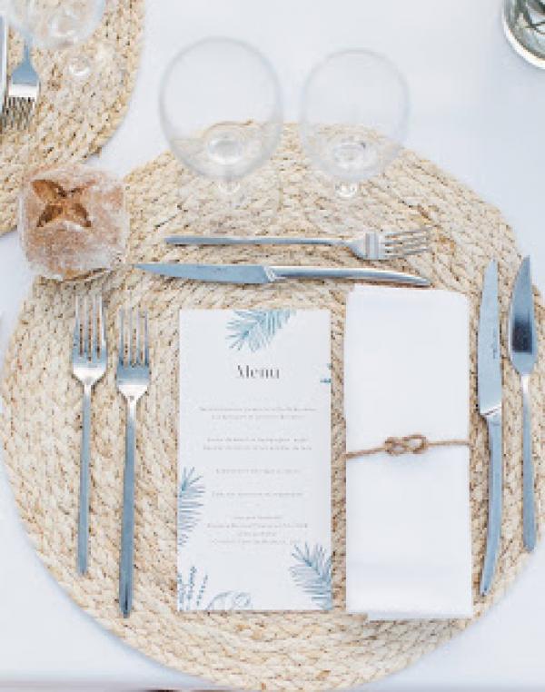 Un mariage aux notes exotiques, un esprit bord de mer chic... 16