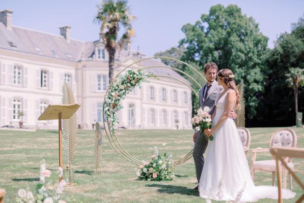 Mon mariage nature-chic dans un chateau en Bretagne - My wedding in a Breton castle...like a touch of south in Brittany 1