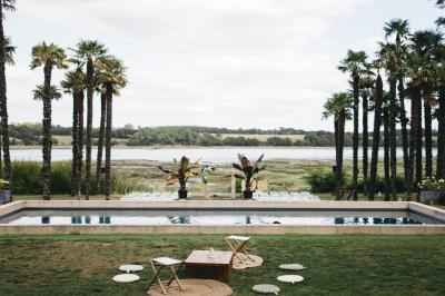 Un mariage aux notes exotiques, un esprit bord de mer chic...