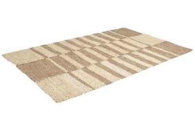 Tapis en jonc de mer et mais rectangulaire