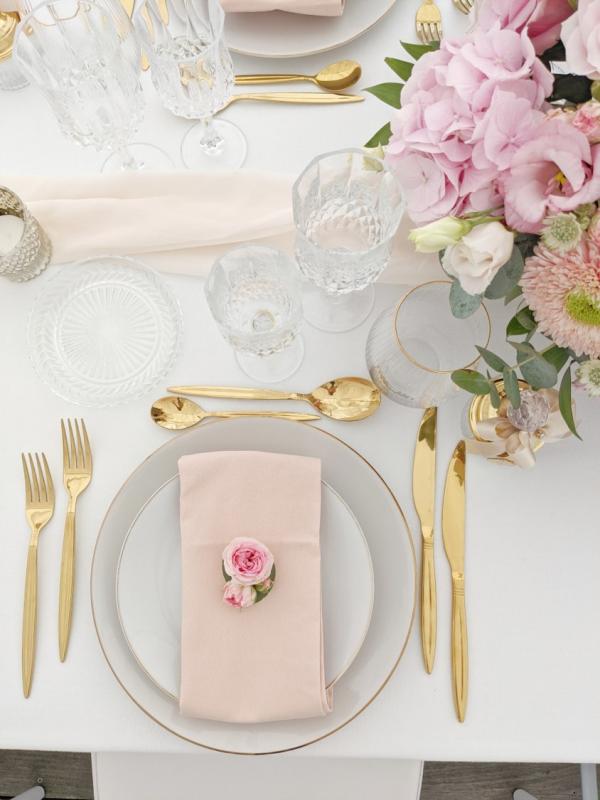 Lot De 20 Serviettes En Papier Motif Hortensias - Décoration De Table - 33 Cm